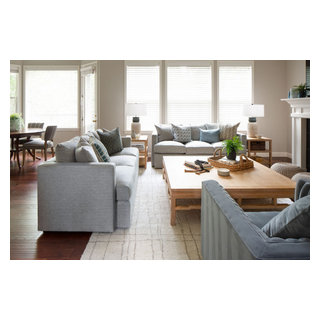Sammamish Coastal - Transitional - Living Room - Seattle - by Michelle ...