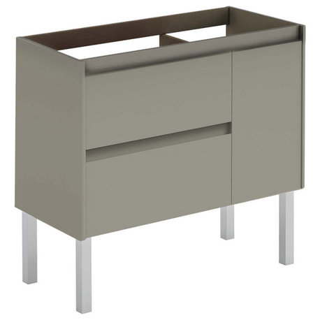 WS Bath Collections Ambra 90F Base Ambra 35" Single - Matte Sand
