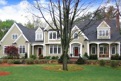 Elegant home design photo in Boston