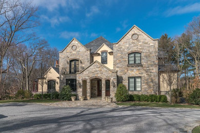 Tuscan exterior home photo in New York