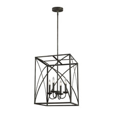 Greenbrier Medium 4-Light Hall/Foyer, Iron Oxide