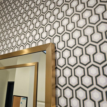 Wallpaper installation Living Room in Ardmore
