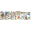 China Plate Birds & Branches Decals