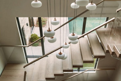 Inspiration for a staircase remodel in Denver