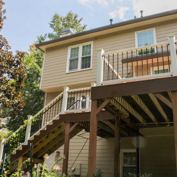 James Hardie Siding Replacement and Trex Deck Resurface in Powder Springs, GA