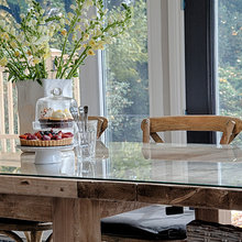 dining tables and windows