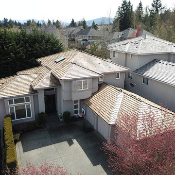After Photo: Heavy CCA Treated Resawn Cedar Shakes - Bellevue, WA