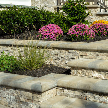 Stylish Stone Entrance in Long Island, NY