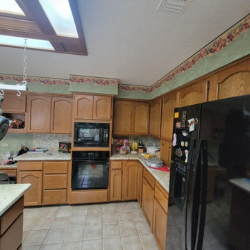 Kitchen wallpaper installation Aurora, IL