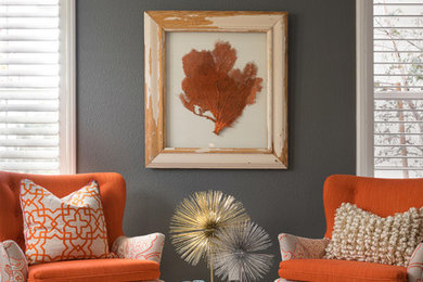 Inspiration for a transitional home design in Orange County.