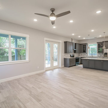 The Sea Breeze | Great Room and Kitchen | New Home Builders in Tampa Florida