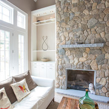 Stone Fireplace