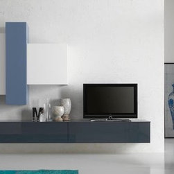 Wall Unit Modern Spar Exential Y16 - $6,349.00 - Entertainment Centers And Tv Stands
