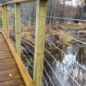 Basalt, CO: Cable for Wood Bridge Railing