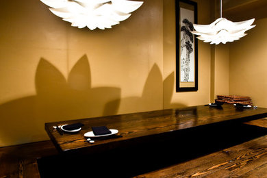 Inspiration for a world-inspired dining room in Salt Lake City.