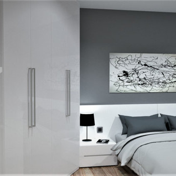 Proyecto de interiorismo. Distribución completa de vivienda de 43 m2. Sabadell
