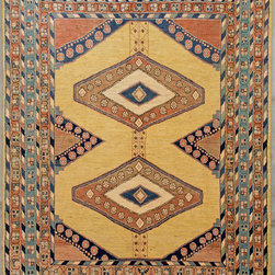 Persian Hamadan rug 6'1 X 8'2 - Area Rugs