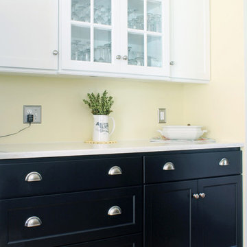 Black & White Painted Kitchen