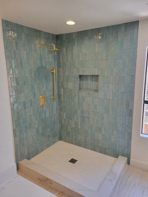 Zellige tile installation