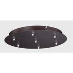 ET2 Lighting - ET2 Lighting EC95018-BZ RapidJack-7-Light Round Canopy-17"W 2.5 - RapidJack is a no wire, no hassle installation sysRapidJack-Seven Ligh Bronze *UL Approved: YES Energy Star Qualified: n/a ADA Certified: n/a  *Number of Lights:   *Bulb Included:No *Bulb Type:No *Finish Type:Bronze