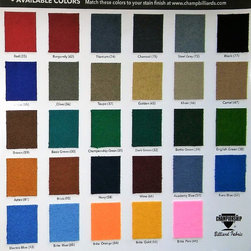Cloth Color Chart - Products