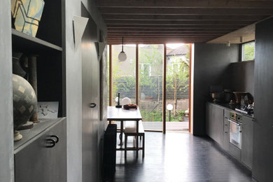 Contemporary kitchen in Edinburgh.