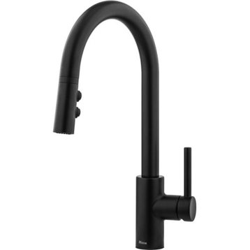 Pfister LG529-SA Stellen 1.8 GPM 1 Hole Pull Down Kitchen Faucet - Matte Black