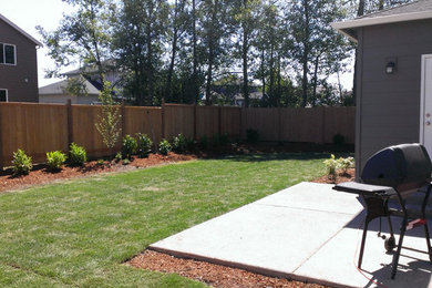Lynnwood New Home Landscaping, Sprinklers, and Fencing