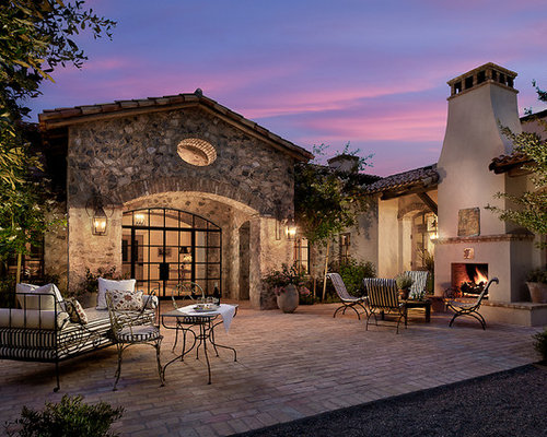 stucco french country brick ideas, pictures, remodel and decor