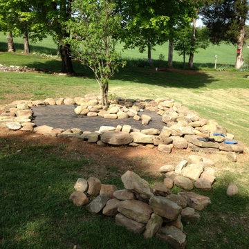 Rock Center Pc. - Tree Protection - When Tree get Larger will be - Shade Garden