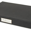 Sven Hinged Lid Letter Size Storage Box, Dark Gray 456