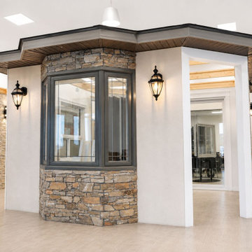 Bow Window Display in Showroom