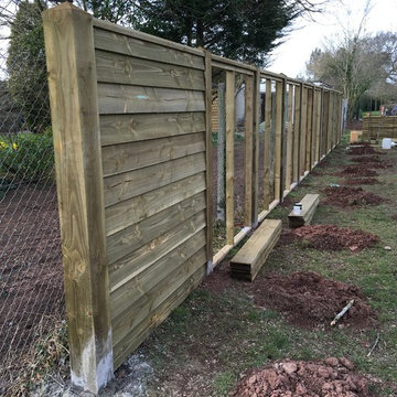 Bespoke double sided security fence