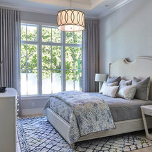 Lake Bedroom.  Curtains. Etc.