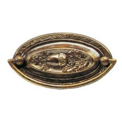 Oval Plate Handles - Cabinet And Drawer Handle Pulls