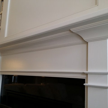 Fireplace Mantel close up picture
