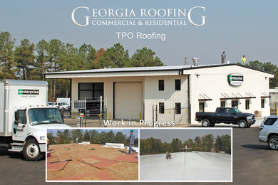 New TPO Roof in Lawrenceville, Georgia