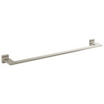 Delta - Delta Pivotal 30" Towel Bar, Stainless, 79930-SS - The confident slant of the Pivotal Bath Collection makes it a striking addition to a bathroom's contemporary geometry for a look that makes a statement. Complete the look of your bath with this Pivotal 30" Towel Bar. Delta makes installation a breeze for the weekend DIYer by including all mounting hardware and easy-to-understand installation instructions.  Brilliance finishes are durable, long-lasting and guaranteed not to corrode, tarnish or discolor. This Brilliance Stainless finish has subtle, warm undertones which make it an excellent match with nickel or stainless steel and is extremely versatile, complementing nearly any look, be it traditional, transitional or contemporary.You can install with confidence, knowing that Delta backs its bath hardware with a Lifetime Limited Warranty.