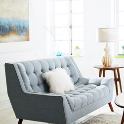 Cece Loveseat - Sky Blue - Loveseats