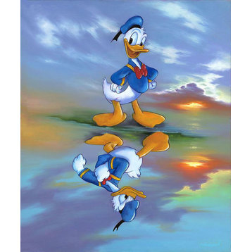 Disney Fine Art Two Sides of Donald by Jim Warren