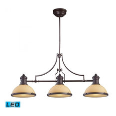 50 Most Por Oil Rubbed Bronze Pool Table Lights For 2018 Houzz Elk Group International Lighting Chadwick 3 Light Led Billiard Oiled Bronze And