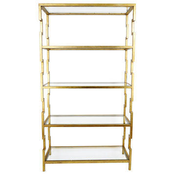 Salem Gold Bookcase Shelf