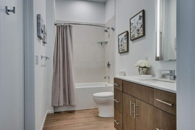 Bathroom - modern bathroom idea in Houston