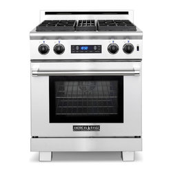 American Range 30" Medallion Range, Stainless Steel | ARR-304DF - Gas Ranges And Electric Ranges