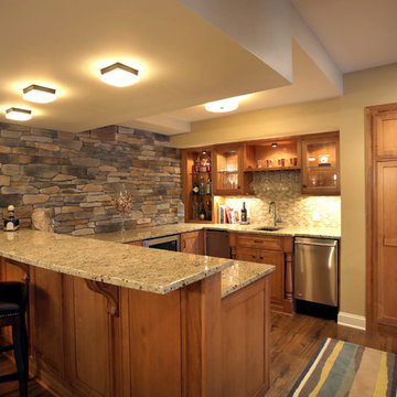 Beautiful basement for family gatherings