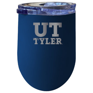 The University of Texas at Tyler 12 oz Insulated Wine Tumbler Navy