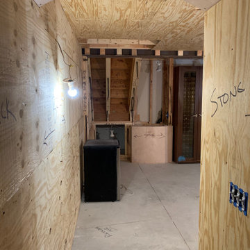 Basement with Speak easy, Theater, Workout room and Lounge area - under constru
