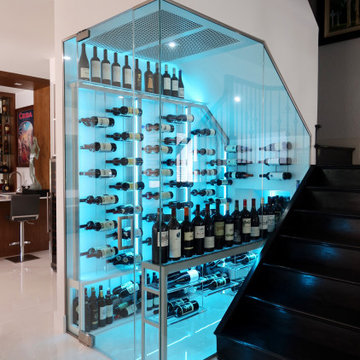 Doral Under Stairs Wine Room