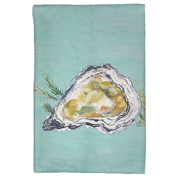 Oyster Teal Kitchen Towel - Two Sets of Two (4 Total)