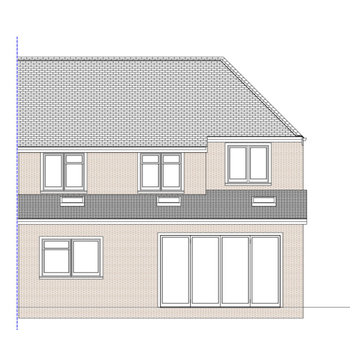 Woodcut Walk, Bristol - Rear extension and internal alterations - wall removal